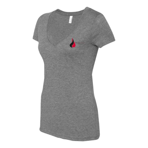 Next Level Women's Triblend Deep V-Neck T-Shirt